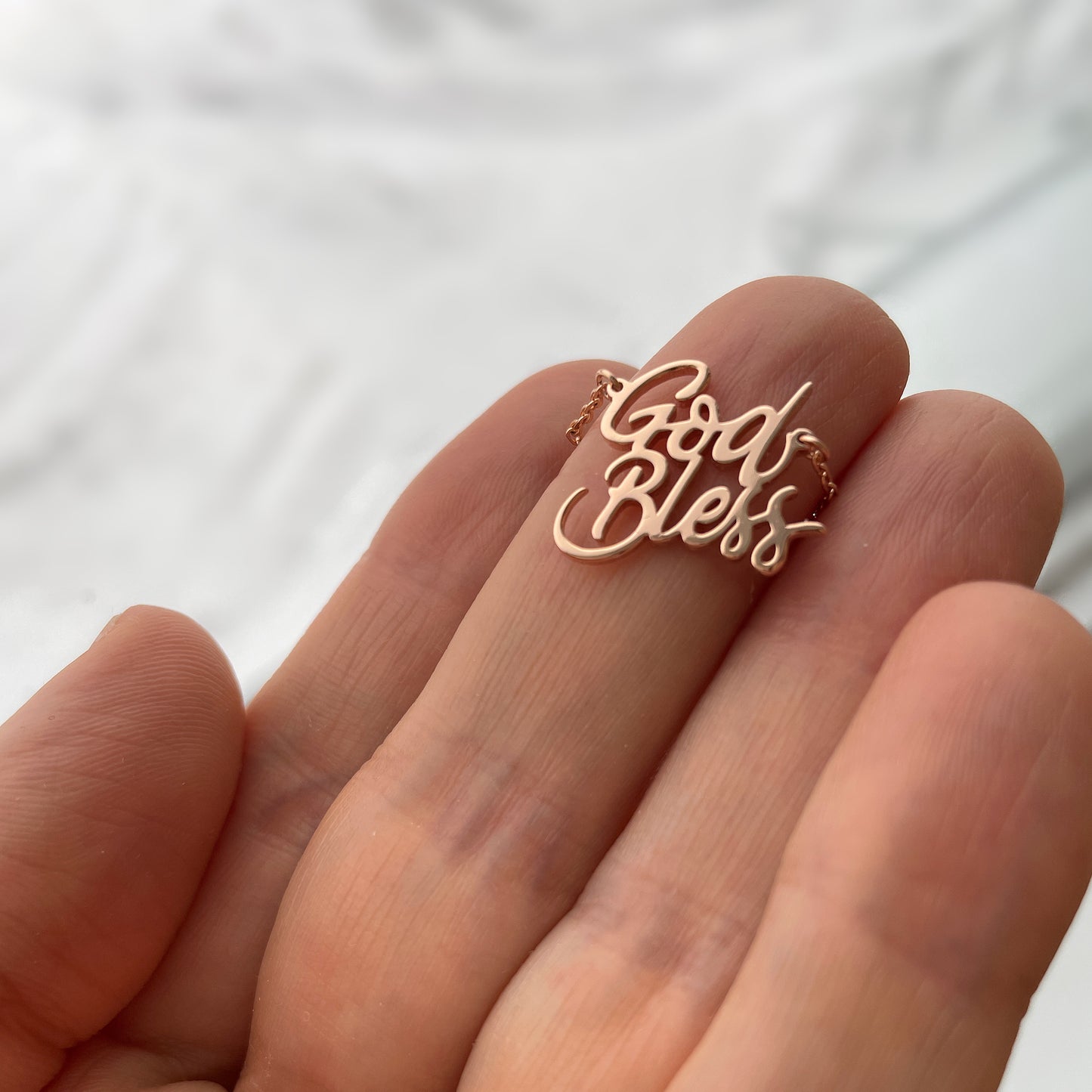 God Bless | Pendant Necklace
