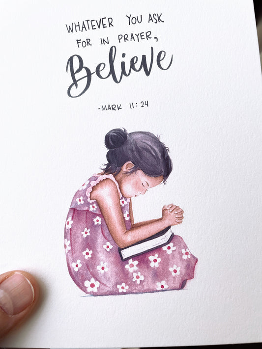 Pray & Believe | Small Art Print