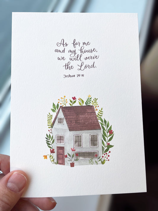 Me & My House | Small Art Print